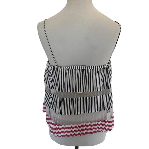 NWOT Club Monaco Striped Sunburst Tank Top M - Picture 8 of 8